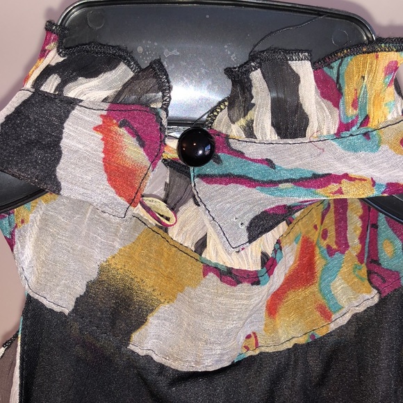 Zebra color print blouse - Picture 4 of 5